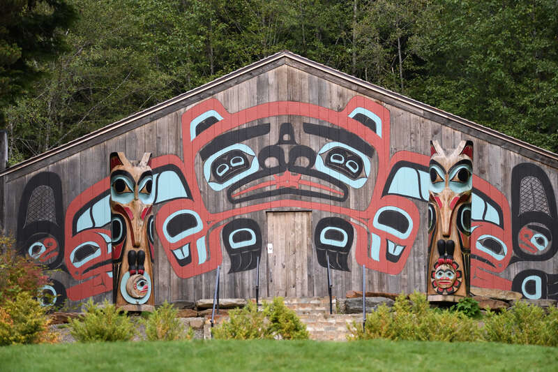 Clan House is Saxman, Alaska.