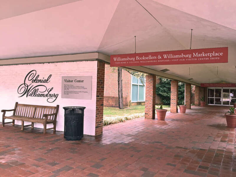 A view of the Colonial Williamsburg Regional Visitor Center.
