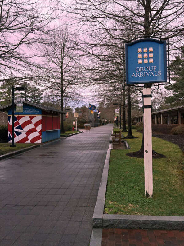 A view of the Colonial Williamsburg Regional Visitor Center.