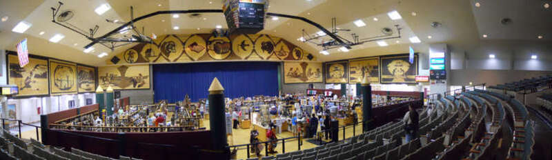 The original Mitchell Corn Palace (known as &quot;The Corn Belt Exposition&quot;) was built in 1892 to showcase the rich soil of South Dakota and encourage people to settle in the area. It was a wooden castle structure on Mitchell's Main Street. In 1904–1905,