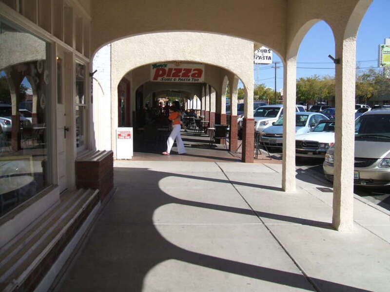 Desert Architecture - Boulder City Business Section Sidewalk, 2008