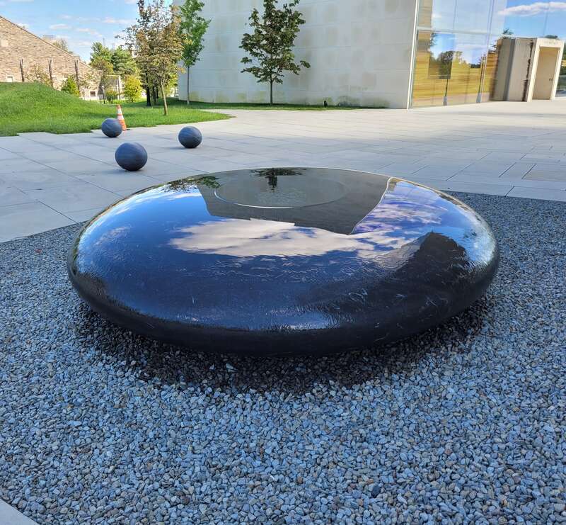 Part of the Putnam Sculpture Collection, the piece by Maya Lin is located on Princeton University's campus.