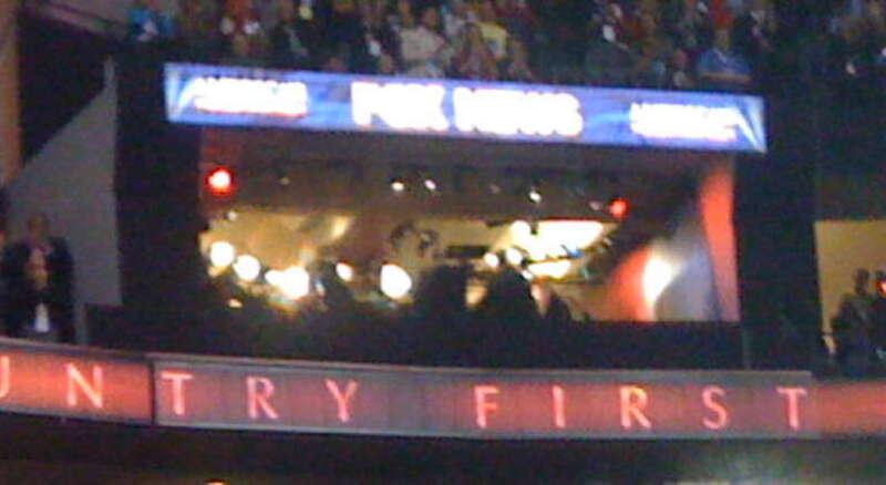 Members of the McCain and Bush families, just after the honoring w:George H. W. Bush at the w:2008 Republican National Convention in w:Saint Paul, Minnesota