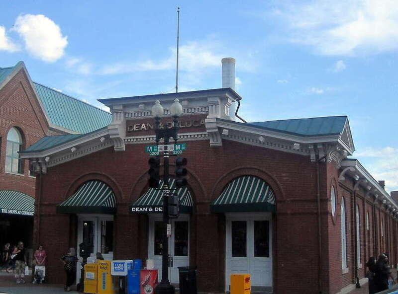 The Georgetown Market located at 3276 M Street, NW in the Georgetown neighborhood of Washington, D.C. Built in 1865, the market is now home to a Dean &amp;amp; DeLuca store. It's listed on the National Register of Historic Places and is a contributing