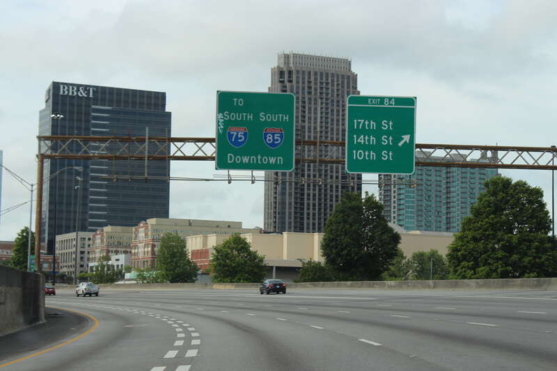 Georgia I85sb Exit 84, Atlanta, Fulton County, Georgia