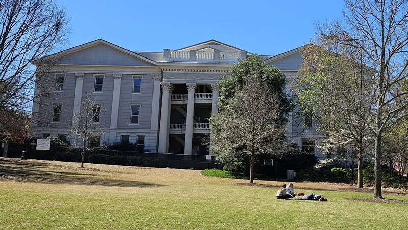 Holmes/Hunter Academic Building at the University of Georgia in Athens, Georgia
