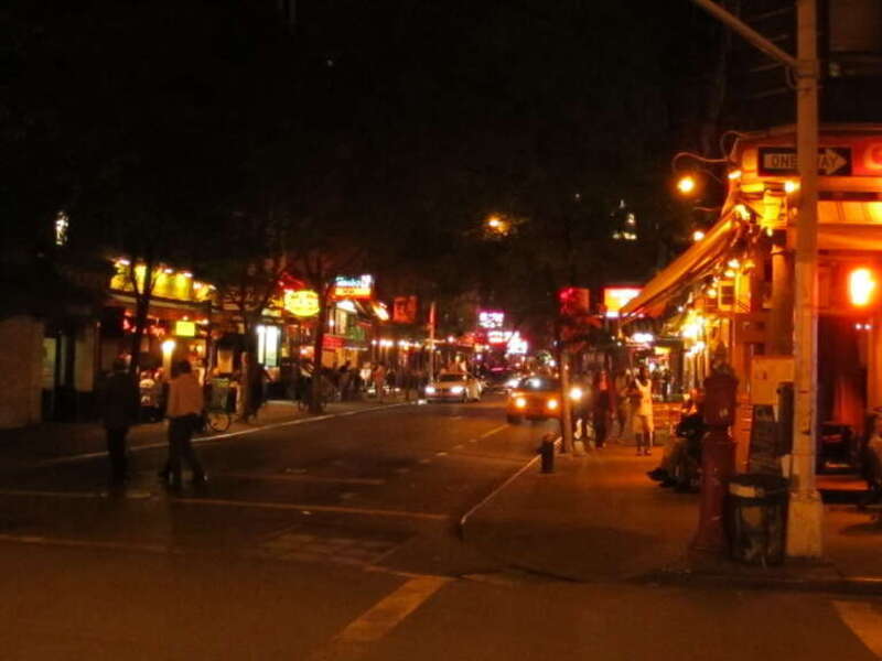 MacDougal Street is a one way street in Greenwich Village in the New York City borough of Manhattan. The approximate six-block street is bound by Prince Street and West 8th Street. It has been the subject of many songs, poems, and other forms of