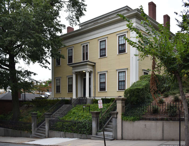 Nicholson House at Brown University
Previously known as the William J. King House

Location: 48 College St, Providence RI
Built: 1845
Architect: Unknown