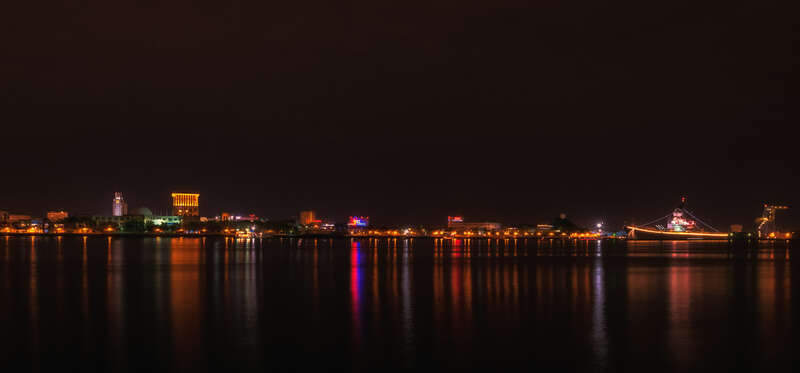 500px provided description: Night At The Philly [#night ,#light ,#twilight ,#cityscape ,#evening ,#sundown ,#riverside ,#quay ,#waterfront ,#dusk ,#medienhafen ,#blue hour ,#esplanade ,#innenhafen ,#nightscape ,#marina bay sand]