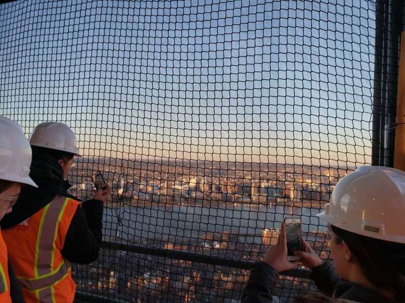Taken during a site walk of the One Dalton/Four Seasons Hotel &amp;amp; Private Residences, One Dalton Street construction site on December 4th, 2018.