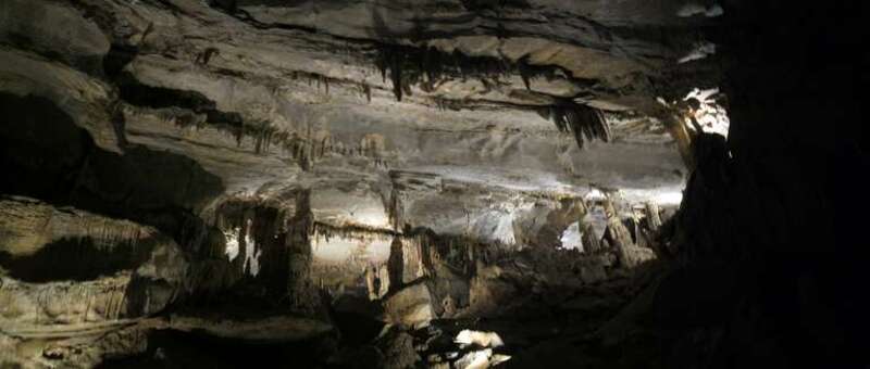 Penn's Cave and Hotel in Gregg Township, Centre County, Pennsylvania, USA