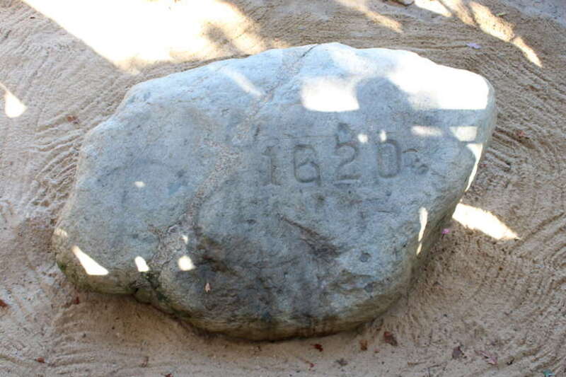 Plymouth Rock, Water St, Plymouth, Massachusetts, United States