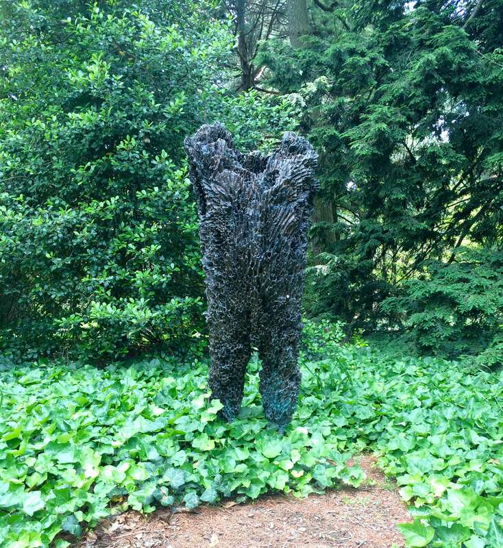 Prospect House, a National Historic Landmark, is the faculty dining club of Princeton University.  Among the sculptures in the Prospect House Garden is Titan by Michele Oka Doner (2004), Cast bronze.  It was a gift of the artist in honor of Micky