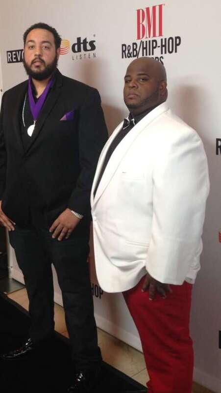 Ralph Jeanty and Sean McMilliom at the BMI RnB HipHop Awards Red Carpet