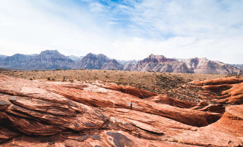 500px provided description: Red Rock Canyon [#sky ,#mountains ,#travel ,#clouds ,#rock ,#mountain ,#desert ,#las vegas ,#nevada ,#outdoors ,#hiking ,#hiker ,#red rock canyon]