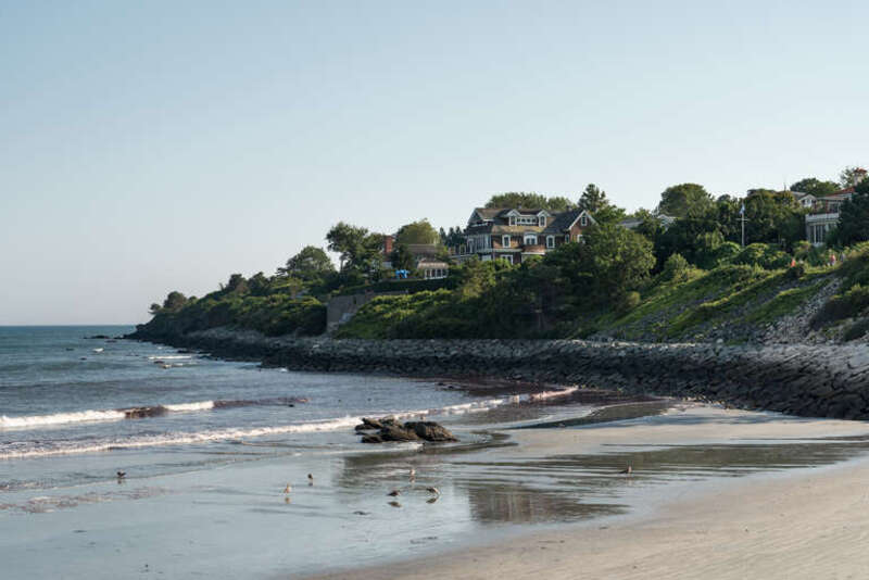 Shore - Newport, Rhode Island, USA - August 15, 2015