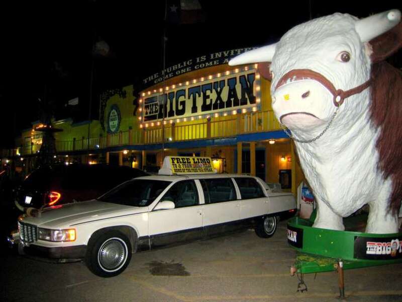The Big Texan. Amarillo's home of the 72oz steak, Amarillo.