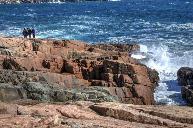 500px provided description: The Stern And Rock Bound Coast Of Maine [#sea ,#beach ,#coast ,#coastline ,#shore ,#seascape ,#surf ,#shoreline ,#horizon over water ,#headland ,#rocky coastline ,#coastal feature]