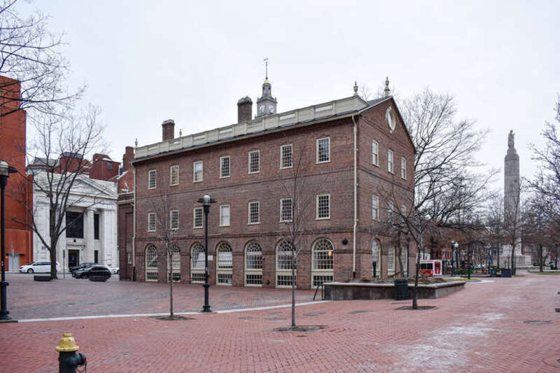 View of Market Square in Providence, Rhode Island