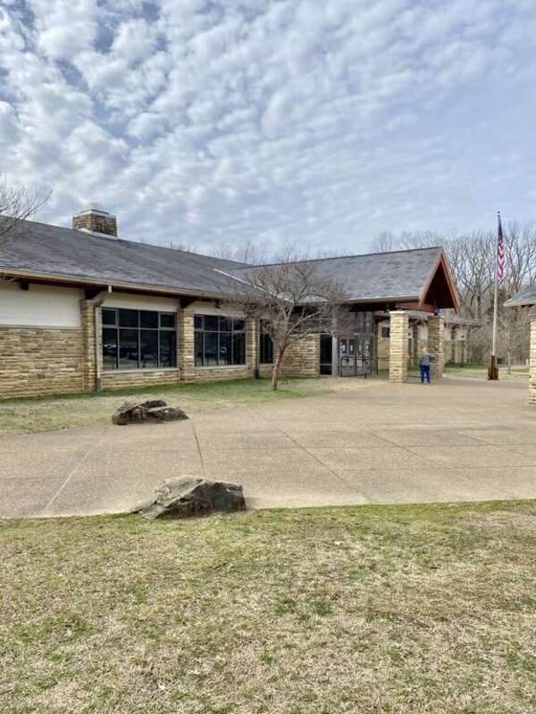 Built in 2010-2012, this contemporary visitor center replaced an earlier visitor center built on the same site in the 1960s as part of Mission 66.