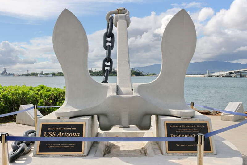 World War II Valor in the Pacific Monument, Pearl Harbor, Honolulu, Oahu, Hawaii, United States