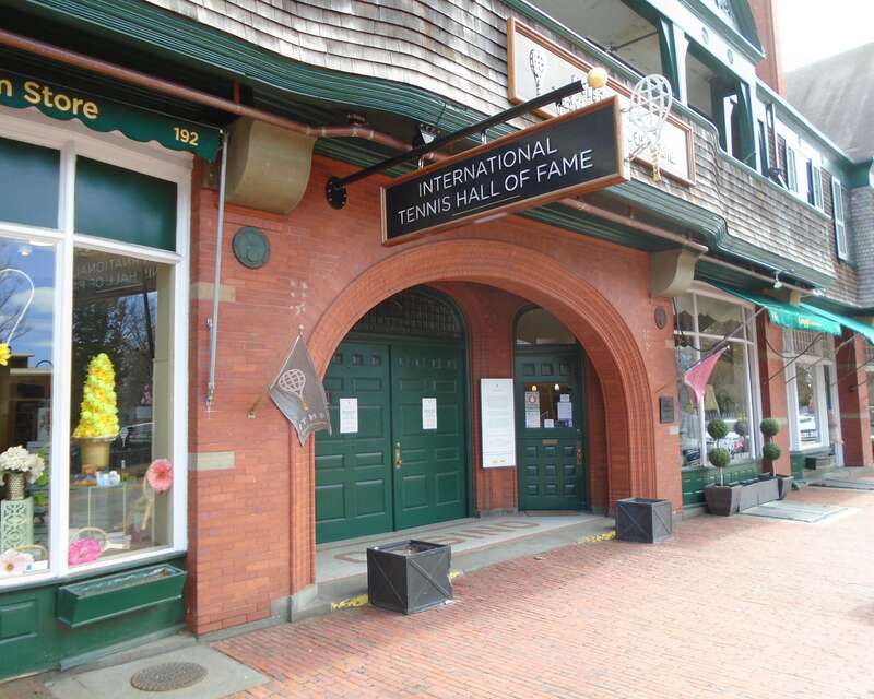 The International Tennis Hall of Fame is located  at 194 Bellevue Avenue in the Newport Casino, Newport, Rhode Island.The Newport Casino, at 180-200 Bellevue Avenue in Newport, Rhode Island, was built in 1879-1881 by James Gordon Bennett Jr.,