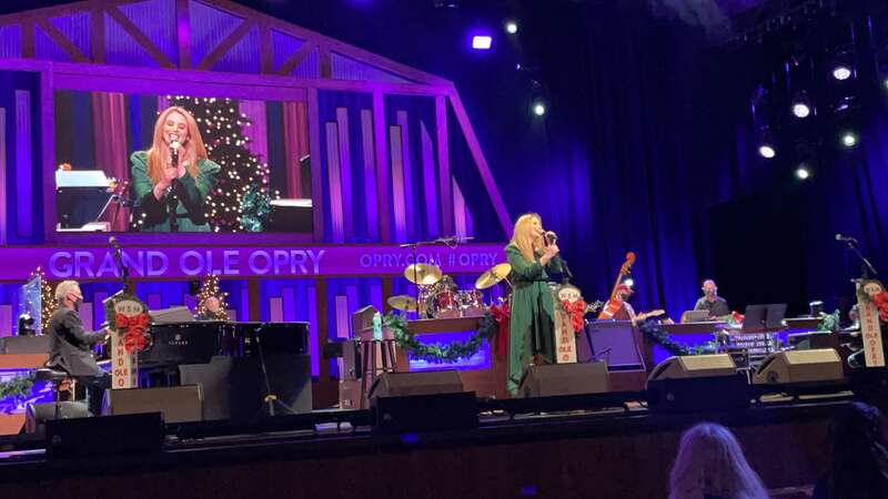 Ana Cristina Cash performs at The Grand Ole Opry during Christmas 2020