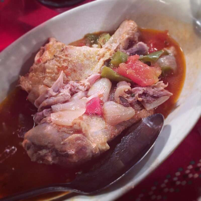 Basque Chicken at Louis' Basque Corner, Reno, Nevada