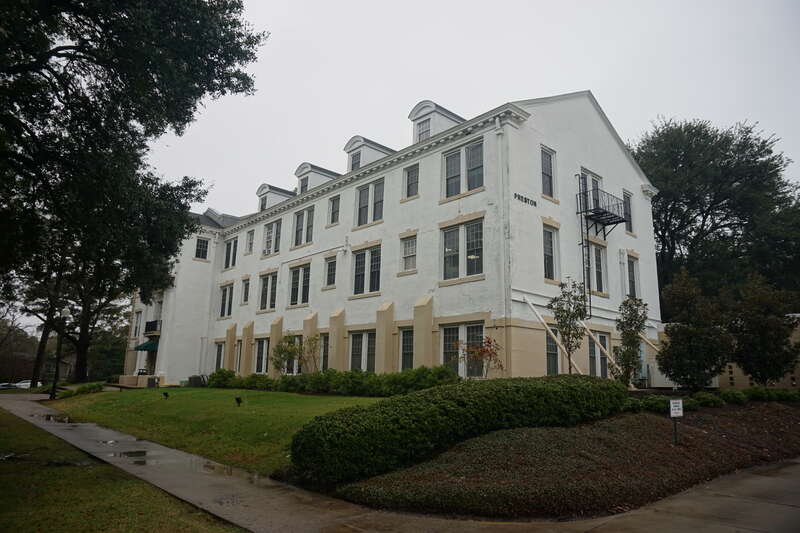 Preston Hall on the campus of Belhaven University in Jackson, Mississippi (United States).
