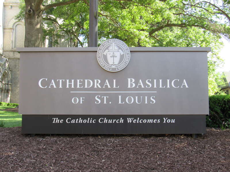 Cathedral Basilica of St. Louis in St, Louis, Missouri.