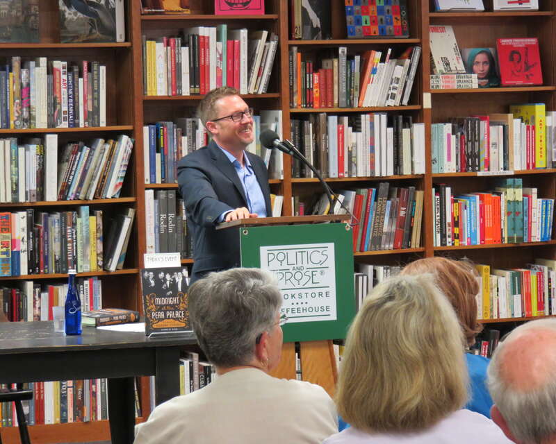 Georgetown University Professor Charles King speaking on his book, Midnight at the Pera Palace: The Birth of Modern Istanbul (2014), at Politics and Prose book store, Washington, D.C., 21 September 2014