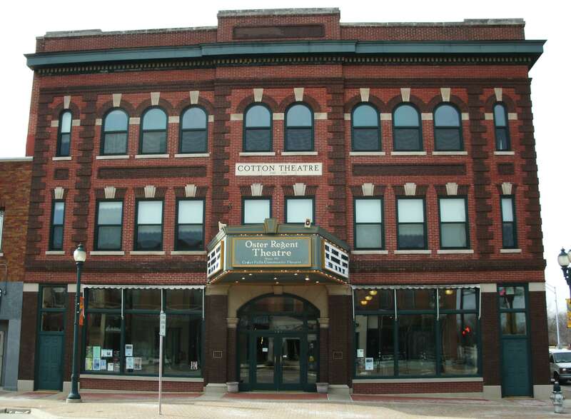 Cotton Theater located at 103 Main Street in Cedar Falls, Black Hawk County, Iowa is on the National Register of Historic Places
