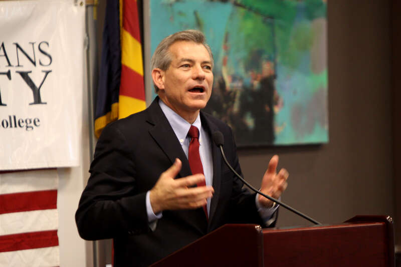 Congressman David Schweikert speaking at a meeting for Young Americans for Liberty at Glendale Community College, in Glendale, Arizona.

Please attribute to Gage Skidmore if used elsewhere.