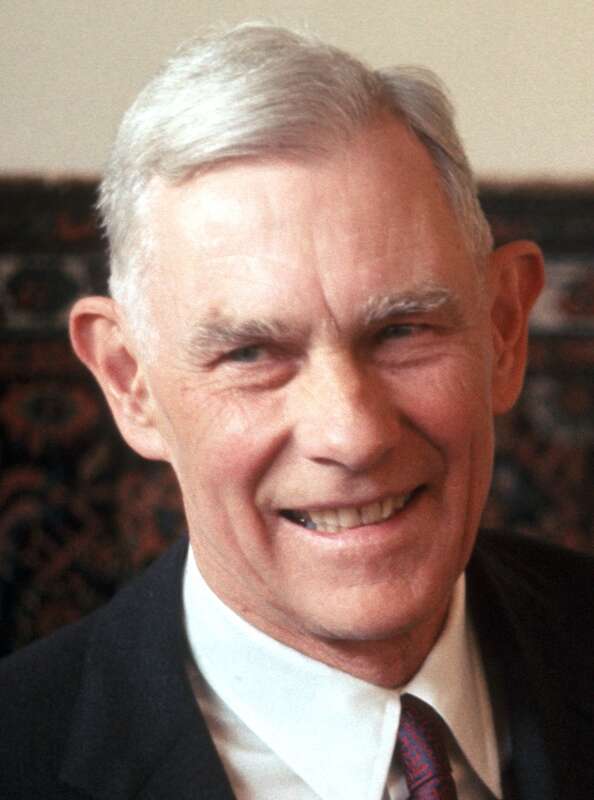 Physicist David M Dennison at his home in Ann Arbor, MI. April 12, 1969