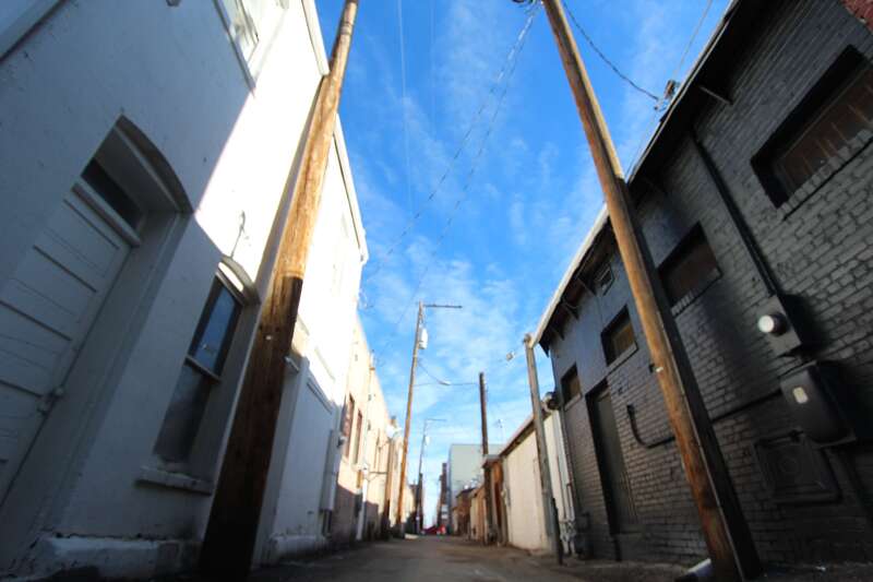 Alley in Elko Nevada
