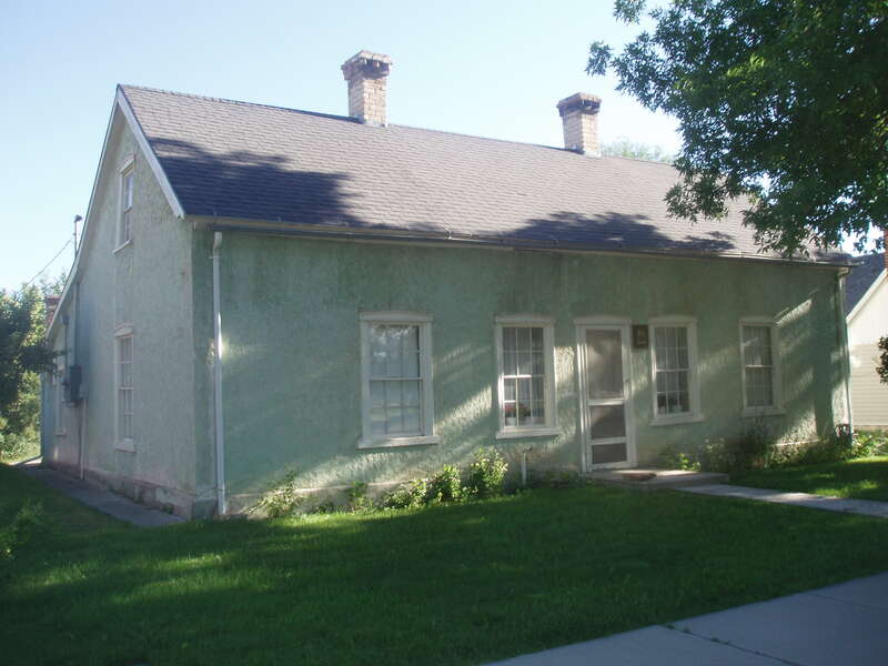 The Fredrick Christian Sorensen House, a historic home in Ephraim, Utah, United States.