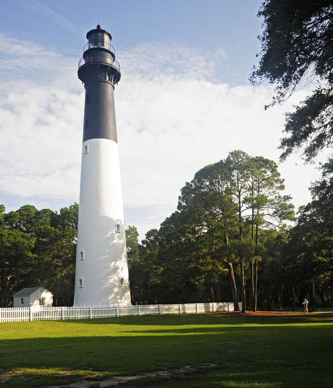 Hunting Island Lighthouse — in Hunting Island State Park, Beaufort County, South Carolina.