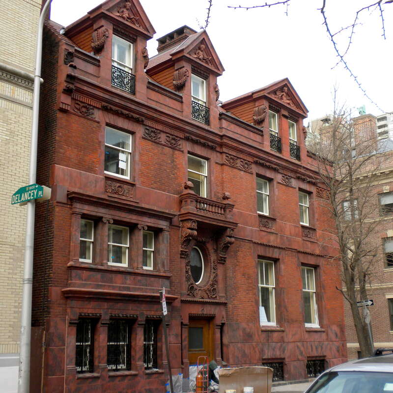 Horace Jayne House in Philadelphia.  On the NRHP since July 22, 1982. At 320 South 19th Street
in the Rittenhouse Square West neighborhood of Center City.	Frank Furness, architect (1895).  Currently being restored.  Across the street from the Gen.
