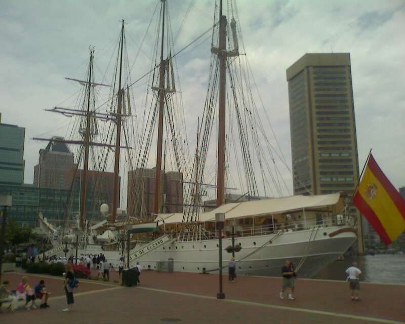 Juan Sebastian de Elcano at Baltimore Inner Harbor