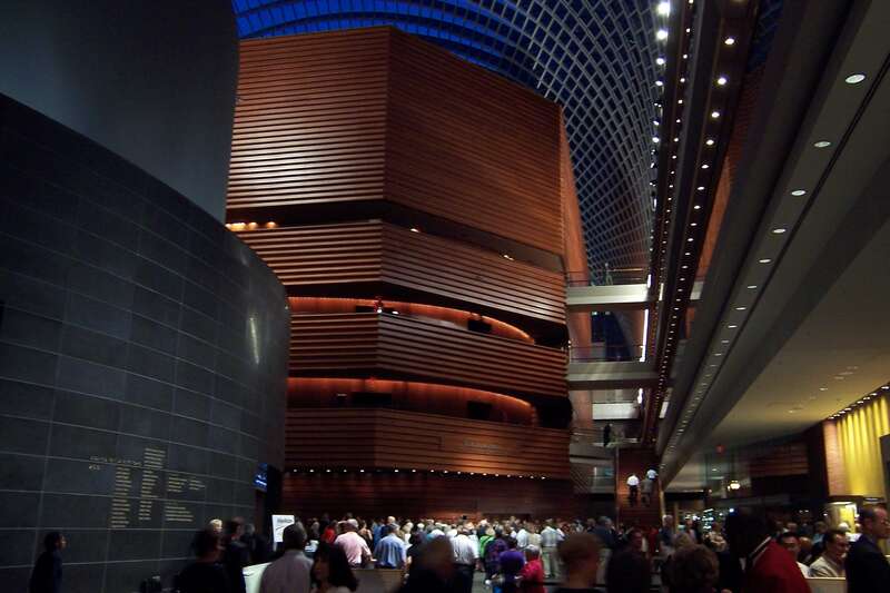 Kimmel Center for the Performing Arts, interior at night
