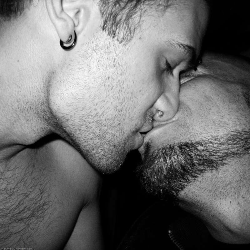 Left: Bartender at the Cock downstairs.
Right: Asked not to be identified... :)
SML Thank You: Thanks for contributing to my Kiss project!

Btw, I'm looking for people who are willing to kiss in front of my camera. Email me at