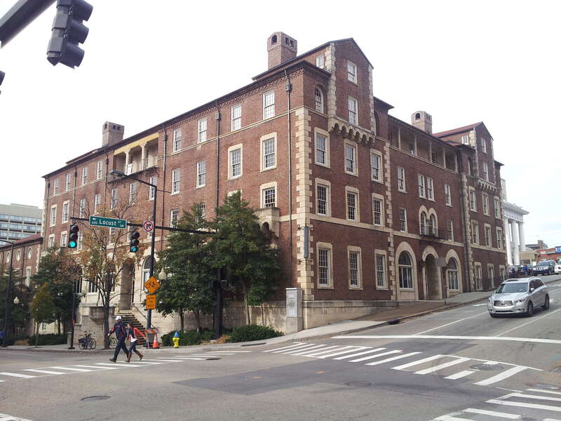 This is a picture of the front of the Knoxville YMCA Building, a.k.a. Lindsay Young Downtown YMCA