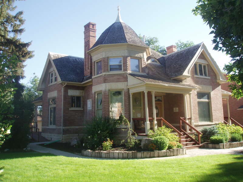 The Larsen-Noyes House, a historic home in Ephraim, Utah, United States.