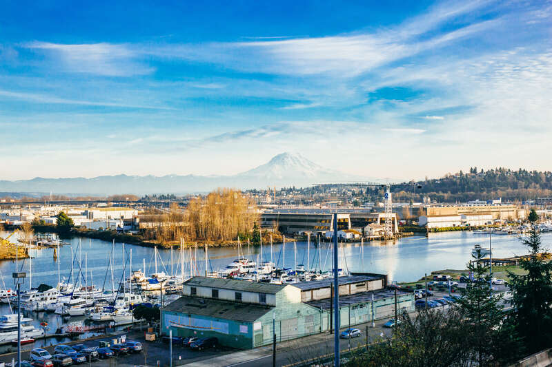 Mt Rainier &amp;amp; Foss Waterway Tacoma