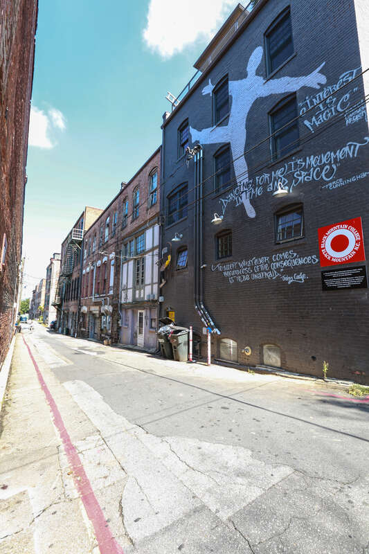 Mural on Carolina Lane in Asheville