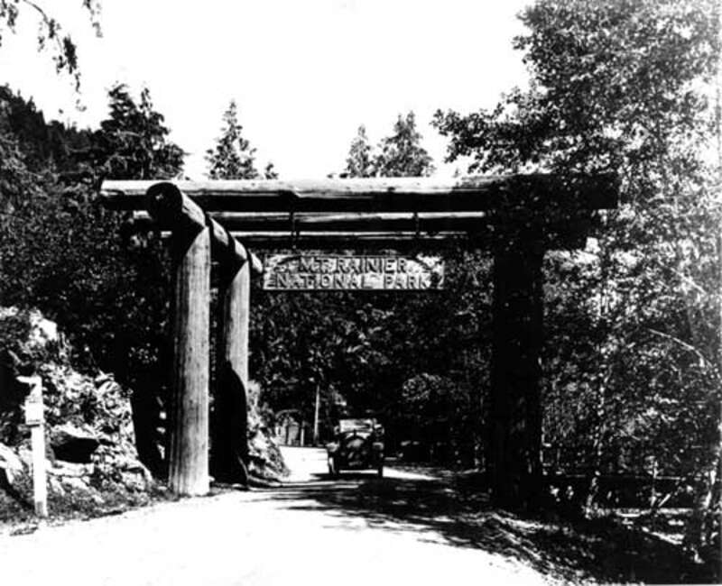 The Nisqually Entrance to Mount Rainier National Park