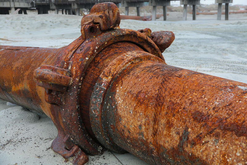 Oil Pipe from Offshore Platform