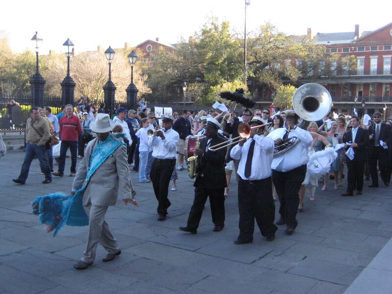 Wedding Second Line, New Orleans.