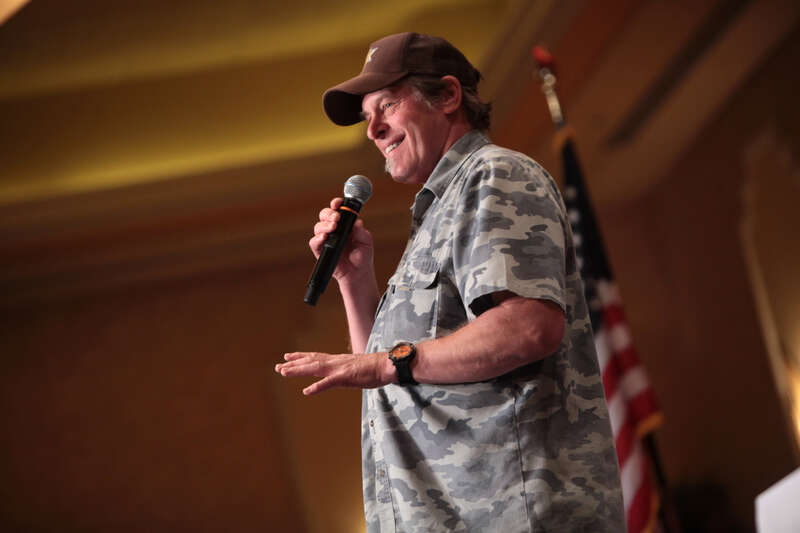 Ted Nugent speaking at the 2015 Maricopa County Republican Party Lincoln Day dinner in Scottsdale, Arizona.

Please attribute to Gage Skidmore if used elsewhere.