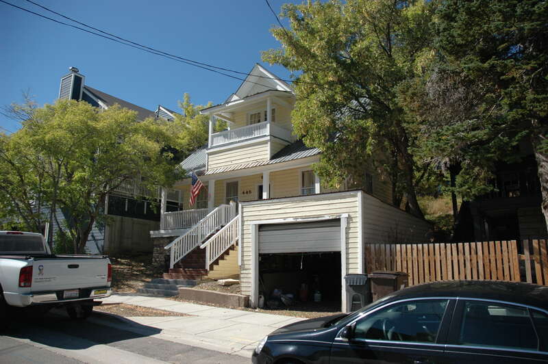 The Milton and Minerva Thomas House, a historic home in Park City, Utah, United States.